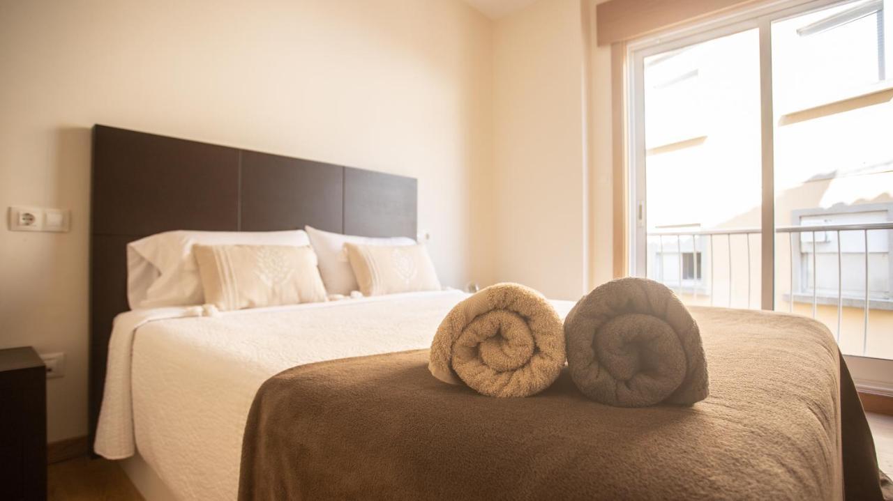 Apartamento Nuevo Al Lado De La Playa En A Guarda Bagian luar foto